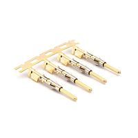 Amphenol SINE Systems SP16M2G30 Contacts Pin Contact, Stamped, Size 16, Gold 30u" over Nickel, Wire Range .75-1.5mm , 16-14 AWG, with 3 Tangs. 3,000 pcs. Reel