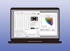 Video color gamut evaluation setup for display and image quality testing