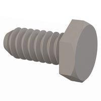 Essentra Components 010440H025 Machine Screw Hex Unslotted Bolt, #4-40 Thread, 1/4 Lg