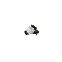 Amphenol CONEC 43-01209 Connectors 4P R/A PCB W/GND M12 FRONT MNT PLUG