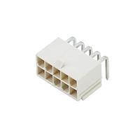 Molex 87427-1002 Shrouded 4.2mm WtB RAHdr HT / OMntFlg 2.54Sn 10Ckt