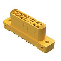 Amphenol Positronic GFSH109F3H/AA Connectors Mixed Density Power Connector,10 size 16 and 9 size 22 contacts,Socket (Female),Straight Solder