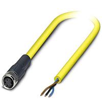 PHOENIX CONTACT 1406317 Sensor Cables / Actuator Cables SAC-3P- 5.0-542/M8 FS BK