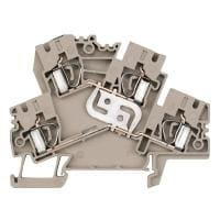 Weidmuller 8671080000 DIN Rail Terminal Blocks ZDK 4-2 V