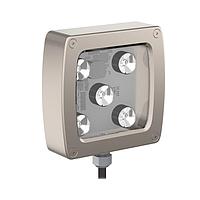 Banner Engineering WLC90WGL15 Heavy Duty LED Lights WLC90 Work Light; Dimensions: 90X90 mm; Voltage: 12-30 V dc; Environmental Rating: IP68g, IP69K; Color: White; 15 Deg Lens; Window: Glass; 2 m (6.5 ft) Integral Cable; Side exit