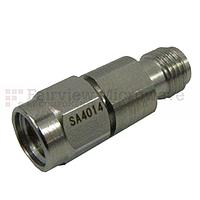 Fairview SA4014-05 5 dB Fixed Attenuator 2.92mm Male To 2.92mm Female Up To 40 GHz Rated To 1 Watt With Passivated Stainless Steel Body