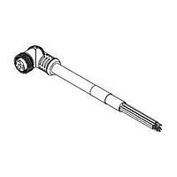 Molex 1300080350 Sensor Cables / Actuator Cables MC 9P FP 3' 90D 16/9 PVC