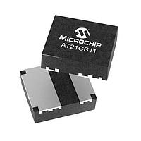 Microchip Technology AT21CS11-MCHM10-T EEPROM 1k bit Serial Single Wire, Ind. Grade, 2 Lead VSFN package, 2.7V-4.5V