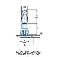 Heyco 10385F PCB Support HLCBSC5-10 V-0 NATURAL