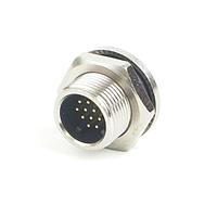 CONXALL SF4282-10EPG-3ES Connectors 10P MLE METAL PNL MT #20 SOLDER CUP KEY E