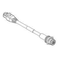 Molex 1201090029 Ethernet Cables / Networking Cables ULOCK D-CODE M12 REC TO RJ45 3M SHLD TPE