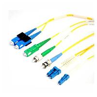 Amphenol Fiber Optics 942-217CC-100.2 Fiber Optic Cable Assemblies Std Snglmode JUMPER, LC/UPC, 2mm, .2m