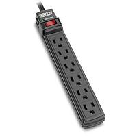 Tripp Lite TLP6B Surge Protectors SurgeProtector Strip 6 Outlet 6-Ft Cord