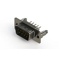 EDAC 627-M09-320-WT5 D-Sub Connectors - Standard Density Vertical Machined D-Sub Connectors