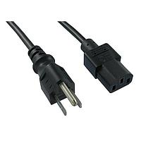 Qualtek Electronics 312010-01 AC Power Cord 9'10" CORD SJT 18/3