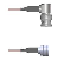 Amphenol Custom Cable Q-0F056000H010i RF Cable Assemblies BNC-RP/TNC-SP G142 10I