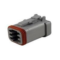 DEUTSCH - TE Connectivity DT06-6S-CE01 6-Way 6P PLUG, CE01 MOD