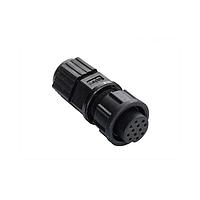 Amphenol LTW BB-02BFFA-LL6001 Standard Circular Connector Ceres, Standard Size, Plastic, 10A, 02 pins, Female Connector, Female Contact, Straight, 2 Points Lock, Solder, Field Installable, F3.5 - F6.5mm, IP66