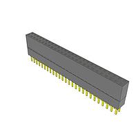 Samtec ESW-126-48-G-D Stackthrough .100" Elevated Socket Strip