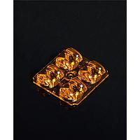 Ledil C19181_AMBER-2X2-FT6 Multi-Lens NARROW FORWARD THROW BEAM W/OPT CUT OFF