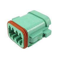 DEUTSCH - TE Connectivity DT06-08SC-CE01 8-Way 8P PLUG, CE01 MOD C Key, Green