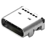 Wurth Elektronik 632722200211 USB Connectors WR-COM Receptacle USB 3.1 Type C Horizontal SMT 24 pins