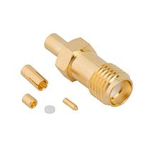 Amphenol RF 901-10764 RF Connectors / Coaxial Connectors SMA   ST CBL-JCK F/H CRM