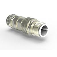 AMP Connectors - TE Connectivity 1-2312527-2 Straight M12 A-CODED M-5 CABL CRIMP MALE 5.5-9mm