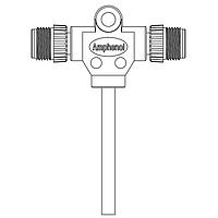 Amphenol LTW PS-080800-MM0-TSA05 Sensor Cables / Actuator Cables M12 CONN MM CONN MM PIN