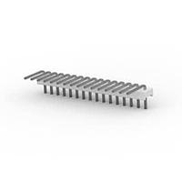 AMP Connectors - TE Connectivity 1-640453-6 Pin Strip FLAT HEADER 16P Right Angle Post tin