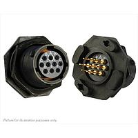 Eaton Souriau-Sunbank UTS712D10S32 Receptacles UTS, Jam Nut Receptacle PC Tail