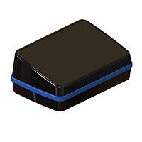 Serpac CX67SDBKABL Hand Held CX-67S Series Sloped Waterproof Pocket Enclosure with Blue Seal. Three-Piece Design, Polycarbonate Plastic, Integrated Waterproof Seal, IP 65, 66, 67; NEMA 4X, 12, 13 Ratings