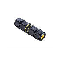 Amphenol LTW SC-L-UL11-04-AA Connectors Cable Joiner, FICX UL11, Plastic, 15A, 04 pins, Screw Thread, Screw-in, Field Installable, F4.5 - F12.5mm, IP68