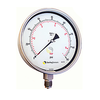 Sterling Sensors RCh1603700B Stainless Steel Pressure Gauge (0-700 bar (0-10000PSI), 1/2" BSP Parallel)