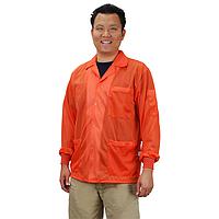 Desco 73914 Jacket with Knitted Cuff (Orange, X-Large)