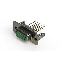 EDAC 628-M09-623-GT5 D-Sub Connectors - Standard Density Vertical Machined D-Sub Connector