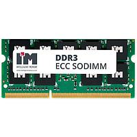 Intelligent Memory IMM2G72D3LSOD8AG-F125 SODIMMs DDR3 SODIMM 16GB x72 204pin SODIMM 1600MT/s PC3-12800 1.35V ECC Double Rank