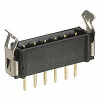 Harwin B5743-106-M-T-3 Shrouded MALE CONN 6 WAY VERT LATCHED