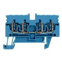 Weidmuller 1933750000 Feed Through Terminal Block ZDU 2.5N/4AN BL