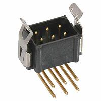 Harwin B5743-206-M-L-3 Shrouded 6P DIL MALE HORIZ 2MM PC TAIL