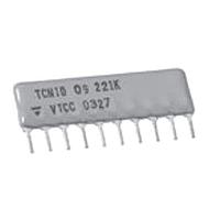 Techno TCN1001X104KTB Thick Film Capacitor Network TCN 10 pin, schematic 1, X7R 104 0.1 Sn90/Pb10