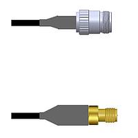 Amphenol Custom Cable Q-27070000M011i RF Cable Assemblies N-SJ/SMA-SJ LMR24 11I