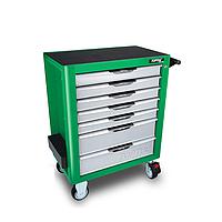 TOPTUL TCAM0701 7-Drawer-Mobile Tool Trolley (Green)