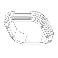 DEUTSCH - TE Connectivity 1010-017-0606 Accessories SEAL,INTF,6P,RED-ORG,STD,DT