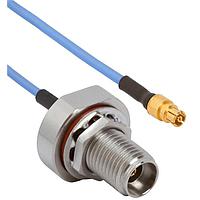 Amphenol SV Microwave FSSMPM-047-FB292-180 RF Cable Assemblies SMPMStraight F 2.92mm BKHD F 18"Cable