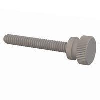 Essentra Components 090632100TB Thumb Screw Knurled Thumb Screw, #6-32 Thread, 1 Lg