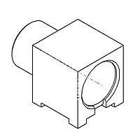 Radiall R113664000 PCB Receptacles MCX / RIGHT ANGLE JACK RECEPTACLE FOR PCB SMT TYPE