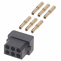 Harwin M80-8440645 Wire Housings 3+3 DIL F/CRIMP CON S/B HI-TEMP