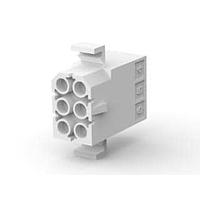 AMP Connectors - TE Connectivity 770372-1 Receptacle Housings 06P .093 COMM P&S RECPT .250CL