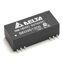 Delta Electronics, Inc. SE03D2412A Isolated DC/DC Converter, +/-12Vout, 3W